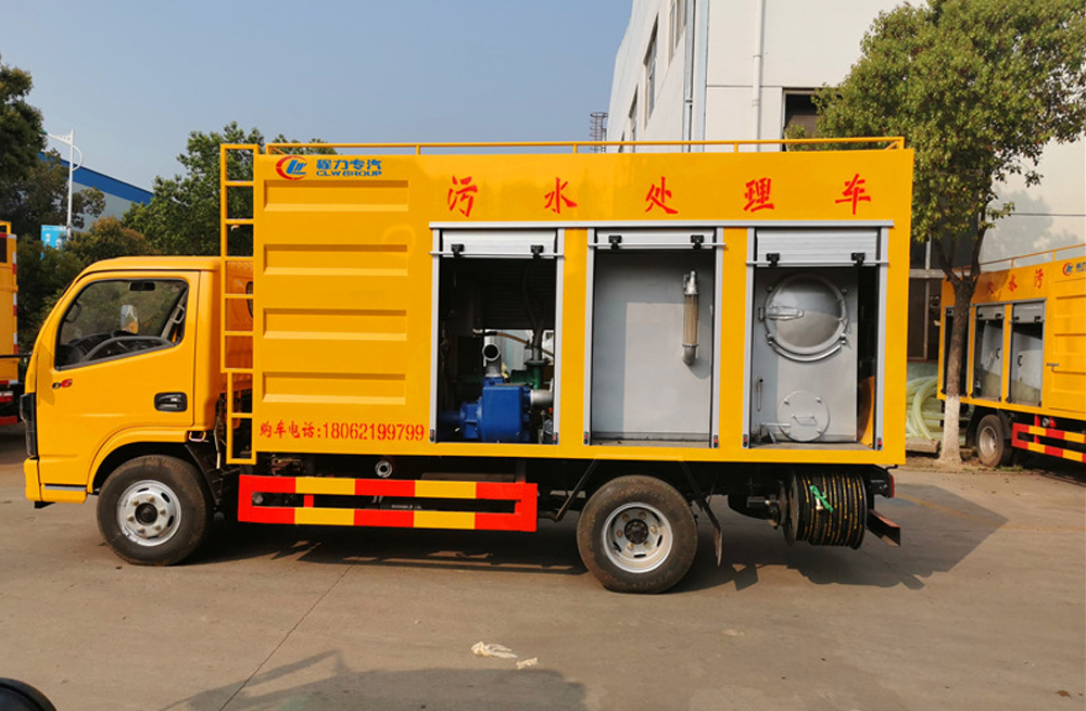 281洪蓝污水分离车